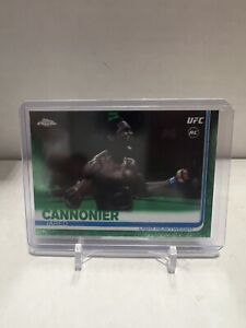 2019 Topps Chrome UFC Jared Cannonier Green RC /99