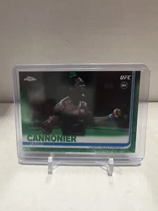 2019 Topps Chrome UFC Jared Cannonier Green RC /99 - Picture 1 of 2