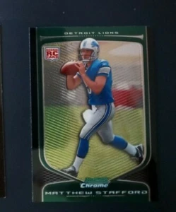 2009 Bowman Chrome Matthew Stafford Rookie Card # 111 near mint-mint - Picture 1 of 2