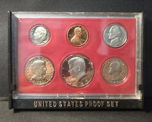 1980 💰 Proof set CN-Clad Susan B Anthony Kennedy- (OGP) 6 coins  - Picture 1 of 3