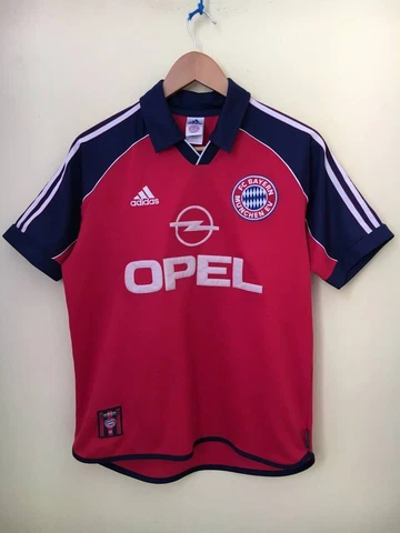 FC Bayern Munich 1999 2000 Adidas home football shirt soccer jersey. Size S Cover