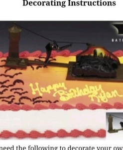 FIGURA DE PELÍCULA BATMAN COMIENZA Cake Topper 2005 coche figura y fondo nuevo sellado - Imagen 1 de 6