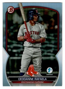 2023 Bowman 1st Edition #BPPF-29 Ceddanne Rafaela Sky Blue Foil - Picture 1 of 2