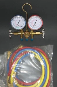 Air Conditioning Gauge Set with hoses - Picture 1 of 3