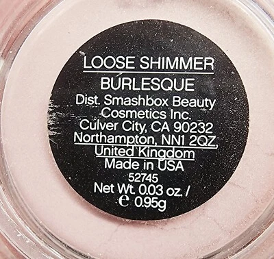 Smashbox Loose Shimmer Eye Shadow - Burlesque - 0.95g - NEW - Image 1 of 2