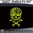 American Flag Skull Cross Bones Vinyl Decal Sticker Suv Car Truck Window Die Cut