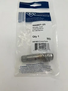 000801-25 T&S Husillo de latón mano izquierda fría para serie B-1100 genuino OEM - Imagen 1 de 4