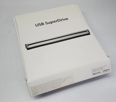 Apple USB SuperDrive (A1379) USB 2.0 External Optical CD-RW/DVD-RW Burner - Image 1 of 4