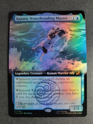 Katara, Waterbending Master (Extended Art Foil) Mythic MTG Avatar Eternal - Image 1 of 2