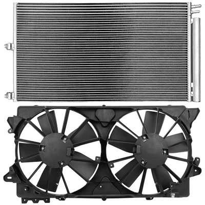Electric AC Condenser Cooling Fan Kit For 2010-2014 Ford Expedition Ford F-150 Foto 1 de 4