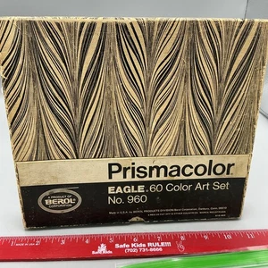 VINTAGE BEROL PRISMACOLOR - 60 Color Art Set - Nr. #960 - BUNTSTIFTE - Bild 1 von 5