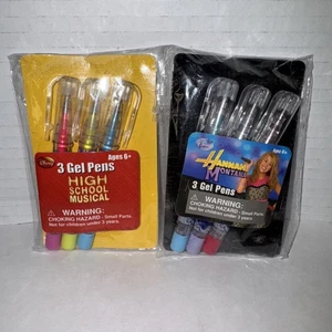 Disney Hannah Montana High School suministros de oficina musicales ¡Mini bolígrafos de gel! ¡Raro!! - Imagen 1 de 4