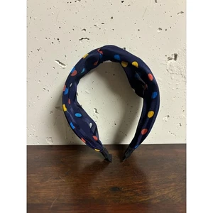  Markenlos Blau Top Knoten Stirnband Haarschmuck Polkadots Fashion Statement - Bild 1 von 4