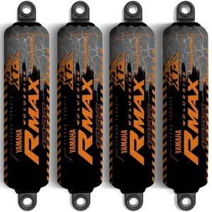 Tactical Black Shock Covers for Yamaha Wolverine RMA X2 1000 XT-R (Set of 4) - Picture 1 of 10