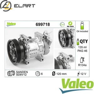 COMPRESSOR AIR CONDITIONING 699718 FOR RENAULT KANGOO/Express MEGANE/Classic - Picture 1 of 7