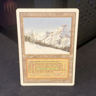 Magic the Gathering Taiga Revised Edition Dual Land Regular Card - Image 1 of 2