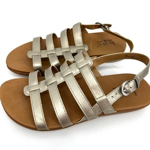 Born B.O.C. Silberne Keva Gladiator-Riemchensandalen Größe 8M - Bild 1 von 7