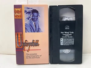 Tested ! Nat King Cole VHS *Unforgettable* Biography Bio Life Music Documentary - Picture 1 of 10