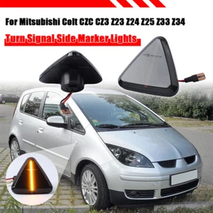 2X intermitentes laterales negros para Mitsubishi Colt CZC CZ3 Z23 Z24 Z25 Z33 - Imagen 1 de 9