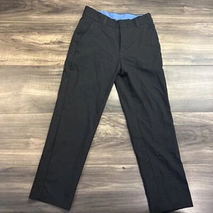 Izod Pants Boys 8 Regular Black Dress Pants Flat Front - Picture 1 of 7