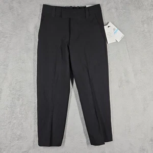 Calvin Klein NWT! Boys Kids Dress Pants Black Slim Fit Flat Front Size 5 Reg - Picture 1 of 10