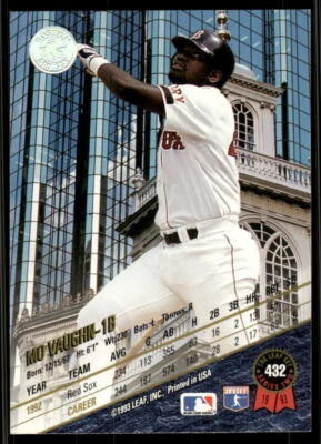 1993 Leaf #432 Mo Vaughn - Image 1 of 2