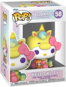 Figura de animación pop de Hello Kitty de 3,75 pulgadas - Hello Kitty fiesta unicornio #58 - Imagen 1 de 1