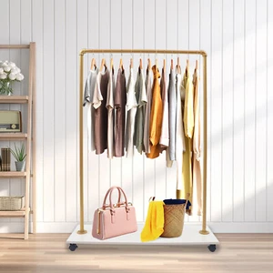Durable Using Women Clothing Store Garment Retail Display Metal Rack For Clothes - Picture 1 of 18
