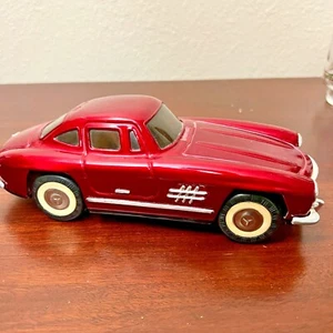 MERCEDES BENZ 300SL GULLWINGS RED LARGE TINPLATE SPORTS CAR. - Picture 1 of 6