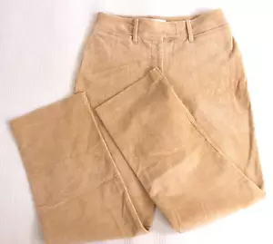 Y2K Pantalone donna in velluto a coste Real Comfort taglia 14 L lungo Ins 32 vita alta beige - Foto 1 di 15