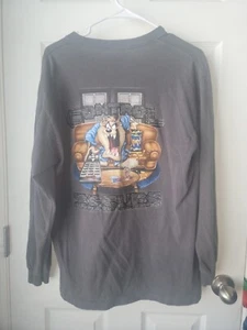 Vintage Looney Tunes 1998 Taz Control Issues Long Sleeve Crew Neck SZL Rare - Picture 1 of 11