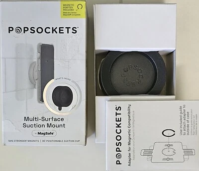 Suporte de sucção Popsockets -MAGSAFE- MULTI-SUPERFÍCIE preto - Imagem 1 de 3
