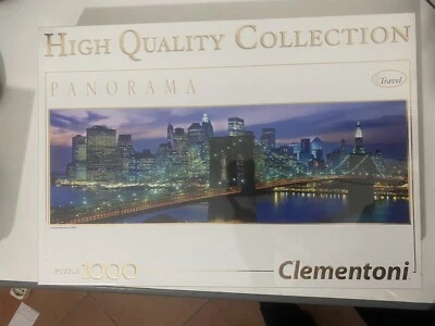 Puzzle New York Brooklyn Panorama Clementoni 1000 Pezzi - Immagine 1 di 2