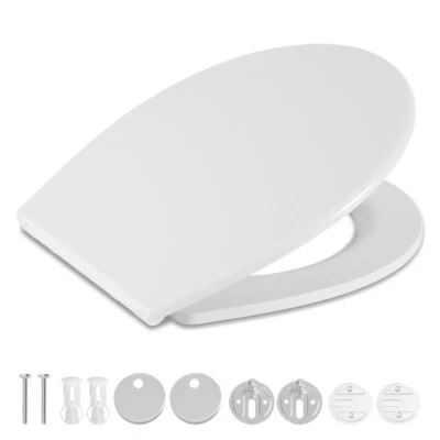WC Sitz Klodeckel Klobrille Toilettensitz Toilettendeckel mit Absenkautomatik - Bild 1 von 4