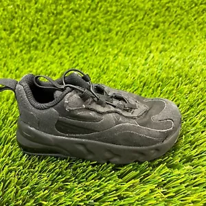 Nike Air Max 270 React Toddler Size 6C Black Athletic Running Shoes Sneakers - Picture 1 of 9
