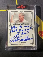 2023 Leaf Inscriptions Pete Weber Who Do You Think You Are I Am Auto /300