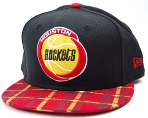 Houston Rockets New Era 9FIFTY NBA Basketball Plaid Visor Snapback Cap Hat - Picture 1 of 5
