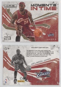2009-10 Panini Rookies & Stars Moments in Time Gold /500 LeBron James #14