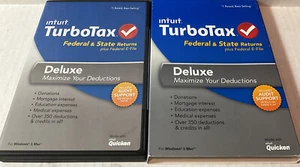 ⚡️TurboTax Deluxe Federal & STATE 2013 - CD in Original Case & Sleeve 🆕 - Picture 1 of 3