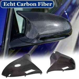 Calotte specchietti in carbonio alloggiamento specchietto retrovisore esterno adatte per BMW F80 M3 F82 F83 M4 F87 M2 - Foto 1 di 11