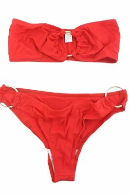 Conjunto de Bikini Flirtzy Swimar Sexy Sin Tirantes Bandeau Tubo Parte Superior e Inferior Foto 1 de 4