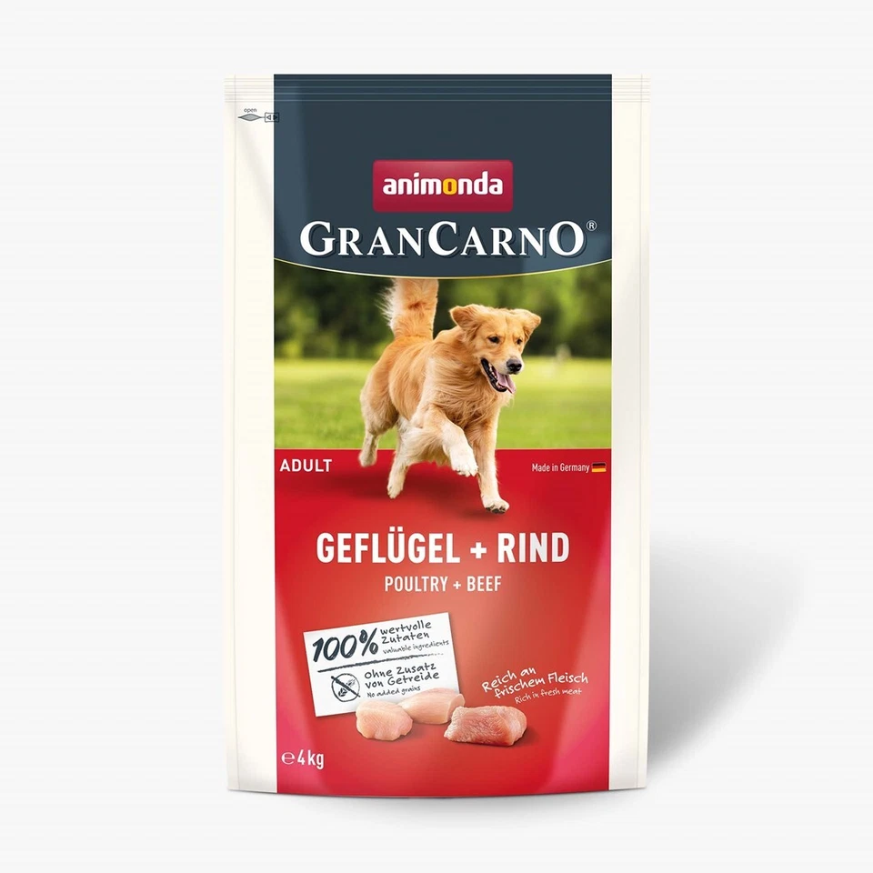 4017721829939 ANIMONDA Gran Carno Adult Geflügel mit Rind – Trockenfutter für Hu - Bild 1 von 1