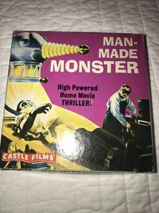 Man-Made Monsters Complete Edition 8 mm Castle Films #1054 B&W Box Intact Reel - Picture 1 of 4