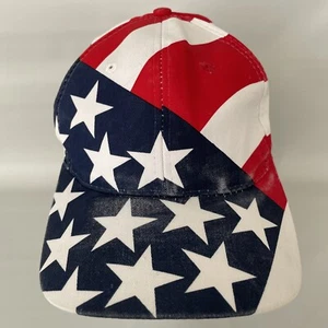 1996 Atlanta Olympics 100 American Flag Snapback Hat Cap Adjustable - Picture 1 of 8