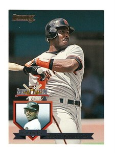 Barry Bonds Insert 1995 National Packtime #7 Baseball Card