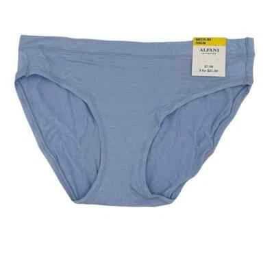 Alfani Womens Underwear Lingerie Bikini Panty Blue Medium - Image 1 of 4
