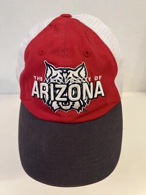 Arizona Wildcats Hat SnapBack Trucker Red Blue White Mesh Double Snap  - Image 1 of 4