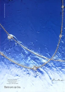 1995 Tiffany & Co. Elsa Peretti jewelry Hiro 1-page MAGAZINE AD - Bild 1 von 1
