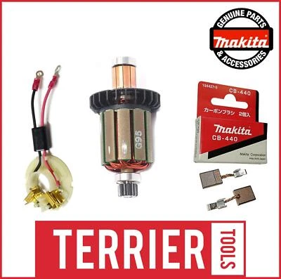 Makita Supporto spazzole armature e spazzole in carbonio CB 440 DHP458 BHP458 DDF458 BDF458