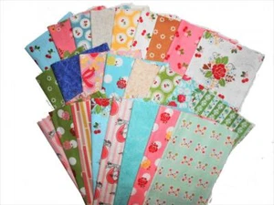 Easy Quilt Kit/Cheese and Crackers/Riley Blake Sew Cherry2/CalKing Size/13+ yds - Picture 1 of 1